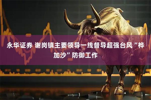 永华证券 谢岗镇主要领导一线督导超强台风“桦加沙”防御工作